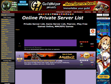 Tablet Screenshot of hu.onlineprivateserver.net