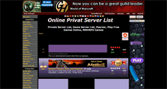 Desktop Screenshot of de.onlineprivateserver.net