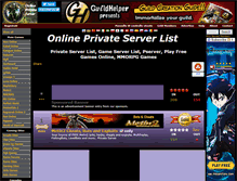 Tablet Screenshot of it.onlineprivateserver.net