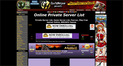 Desktop Screenshot of cz.onlineprivateserver.net